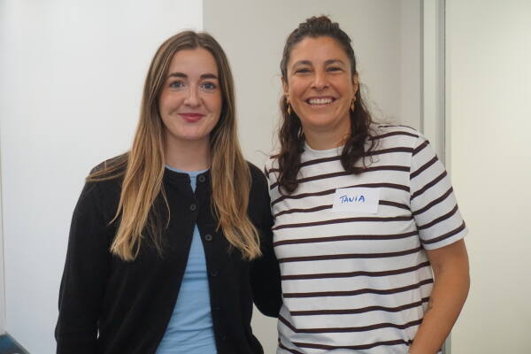 Ella Neustroski and Tania Davies